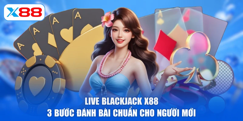 Live Blackjack X88 | 3 Bước Đánh Bài Chuẩn Cho Người Mới